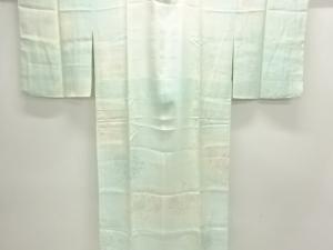 雪輪に花模様織り出し長襦袢